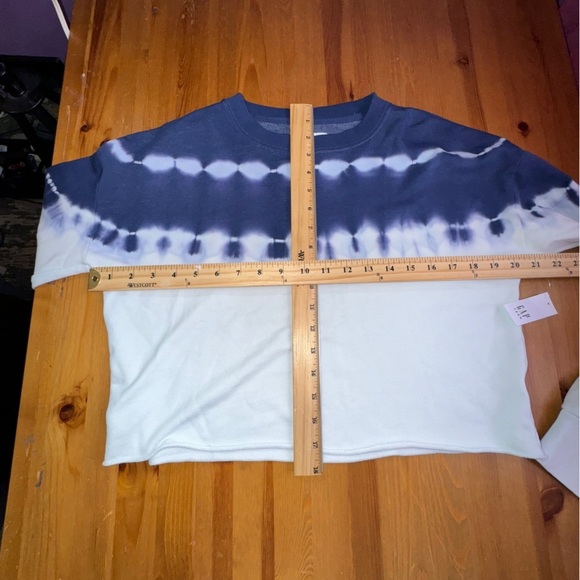 Gap teen tie dye cropped sweatshirt - Picture 3 of 7
